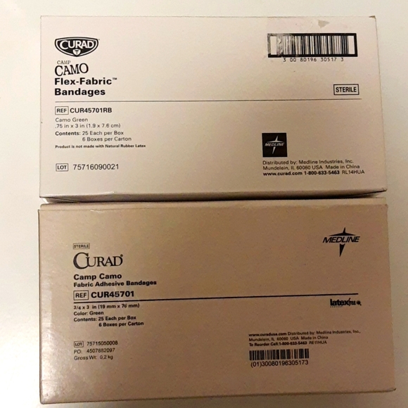 Curad Camp Camo Adhesive Bandages 12 pack (25 Count each) - Picture 9 of 11